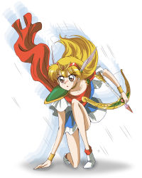 Rule 34 | 1990s (style), akazukin chacha, arrow (projectile), blonde hair, bow, highres, magical princess, tagme