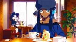 Rule 34 | 2girls, animated, animated gif, blue eyes, creatures (company), dark-skinned female, dark skin, eating, game freak, gen 8 pokemon, marnie (pokemon), morpeko, multiple girls, nessa (pokemon), nintendo, pokemon, pokemon: twilight wings, pokemon (anime), pokemon swsh, screencap, sonia (pokemon)
