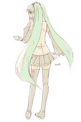 Rule 34 | fuyuo, hatsune miku, long hair, solo, tagme, thighhighs, twintails, vocaloid