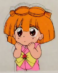 Rule 34 | 1990s (style), akazukin chacha, blonde hair, closed mouth, lowres, orin (artist), tagme