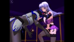 Rule 34 | 1girl, 3d, animated, animated gif, black gloves, black panties, boko877, bouncing breasts, breasts, cleavage, elbow gloves, faceless, faceless male, femdom, girl beats hero, girl on top, gloves, hat, high heels, hitting, jiggle, kicking, knee kick, large breasts, leotard, long hair, panties, rpg maker, thighhighs, thighs, underwear, witch hat