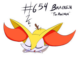 Rule 34 | 1girl, animal ear fluff, animal ears, animal nose, artist name, body fur, braixen, character name, chibi, creatures (company), drooling, english text, eryz, closed eyes, female focus, fox ears, fox girl, fox tail, full body, game freak, gen 6 pokemon, lying, nintendo, nose bubble, on stomach, open mouth, pokedex number, pokemon, pokemon (creature), saliva, signature, simple background, sleeping, solo, stick, tail, two-tone fur, white background, white fur, yellow fur, zzz