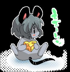 Rule 34 | 1girl, cheese, eromame, female focus, food, furry, furry female, lowres, mouse (animal), nazrin, nazrin (mouse), pun, solo, touhou, transparent background