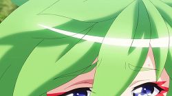Rule 34 | 10s, 1girl, animated, animated gif, blush, green hair, heart, heart-shaped pupils, kii (monster musume), monster girl, monster musume no iru nichijou, orgasm, plant girl, saliva, sexually suggestive, solo, sweat, symbol-shaped pupils