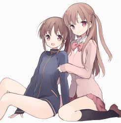 Rule 34 | 2girls, atarashi ako, bare legs, bottomless, highres, long sleeves, multiple girls, no pants, saki (manga), takakamo shizuno
