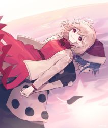 Rule 34 | 2girls, ainy, bad id, bad twitter id, doremy sweet, dress, closed eyes, holding hands, hat, jacket, kishin sagume, multiple girls, nightcap, pink dress, pom pom (clothes), red eyes, silver hair, tail, tapir tail, touhou, water