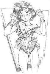 Rule 34 | aged up, greyscale, lowres, monochrome, non-web source, sailor mercury