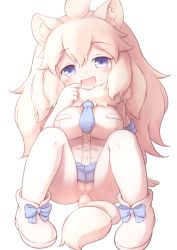 Rule 34 | 1girl, animal ears, blue eyes, blush, bow, breast pocket, breasts, cameltoe, check commentary, cleft of venus, clothes lift, commentary request, drooling, fangs, finger to mouth, footwear bow, full body, fur trim, kemono friends, lion ears, lion tail, long hair, matsuu (akiomoi), medium breasts, necktie, panties, pantyhose, pantyshot, pocket, pussy, shirt, shoes, short necktie, short sleeves, sitting, skirt, skirt lift, solo, tail, underwear, white footwear, white hair, white lion (kemono friends), white pantyhose, white shirt