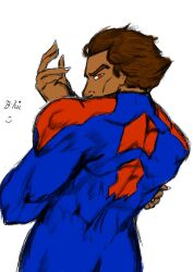 Rule 34 | absurdres, babushkakoi, dio brando&#039;s pose (jojo), highres, jojo no kimyou na bouken, jojo pose, marvel, miguel o&#039;hara, non-web source, spider-man: across the spider-verse, spider-man (2099), spider-man (series), spider-verse