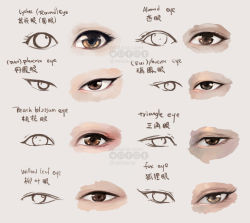 Rule 34 | brown eyes, chinese text, commentary, english commentary, english text, eye focus, eyelashes, grey background, looking at viewer, original, simple background, zelda c wang