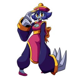 Rule 34 | breasts, claws, hat, highres, jiangshi, lei lei, looking at viewer, short hair, vampire (game)