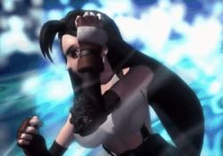 Rule 34 | 1990s (style), 1girl, 3d, animated, animated gif, armpits, artist request, black hair, bouncing breasts, breasts, cutscene, final fantasy, final fantasy vii, fingerless gloves, gloves, long hair, lowres, red eyes, retro artstyle, tifa lockhart