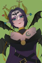 Rule 34 | breasts, demon, demon girl, digimon, digimon (creature), fallen angel, highres, large breasts, lilithmon, mark of evil, wings