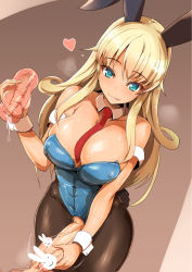 Rule 34 | 1girl, :p, :q, animal ears, artificial vagina, bad id, bad pixiv id, blonde hair, blue eyes, breasts, brown pantyhose, censored, cleavage, covered erect nipples, cum, detached collar, fake animal ears, futanari, heart, large breasts, leotard, long hair, looking at viewer, multiple penises, necktie, original, pantyhose, penis, penis size difference, penises touching, playboy bunny, rabbit ears, rabbit tail, sex toy, solo focus, tail, tongue, tongue out, ubanis, wrist cuffs