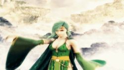 Rule 34 | 1990s (style), 3d, animated, animated gif, dragon, final fantasy, final fantasy iv, green hair, lowres, rydia (ff4), summoner, summoning