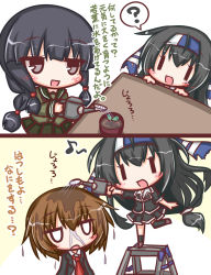 Rule 34 | 10s, 2koma, 3girls, :d, ?, black hair, black jacket, black skirt, black socks, blazer, blush, brown footwear, brown hair, comic, dripping, green serafuku, green skirt, grey eyes, hachimaki, hair tie, hatsushimo (kancolle), headband, holding, jacket, jitome, kantai collection, kitakami (kancolle), kneehighs, komakoma (magicaltale), ladder, leg up, long hair, long sleeves, looking at another, looking down, looking up, low-tied long hair, low ponytail, multiple girls, musical note, name connection, necktie, open mouth, plant, pleated skirt, potted plant, pouring, quaver, red necktie, remodel (kantai collection), school uniform, serafuku, shirt, shoes, short hair, short sleeves, sidelocks, simple background, skirt, smile, socks, spoken question mark, standing, standing on one leg, translation request, very long hair, wakaba (kancolle), watering can, wet, wet hair, white background, white shirt, you&#039;re doing it wrong, | |