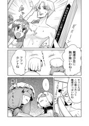 Rule 34 | alice margatroid, comic, female focus, greyscale, heebee, monochrome, patchouli knowledge, touhou, translation request