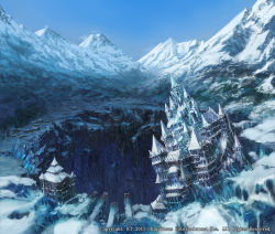 Rule 34 | building, castle, cloud, day, house, mountain, munashichi, original, scenery, snow