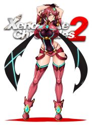 Rule 34 | 1girl, absurdres, breasts, devil-v, highres, huge breasts, nintendo, pyra (xenoblade), red hair, solo, xenoblade chronicles (series), xenoblade chronicles 2, xenoblade chronicles (series), xenoblade chronicles 2