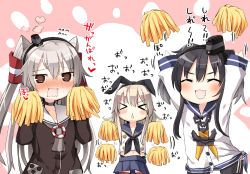 Rule 34 | &gt; &lt;, 10s, 3girls, :&lt;, :3, :d, > <, ^ ^, amatsukaze (kancolle), anchor, arms up, ascot, bad id, bad pixiv id, black hair, black panties, blush, blush stickers, brown dress, brown eyes, cheering, chestnut mouth, closed eyes, dress, embarrassed, closed eyes, fang, hair ribbon, hair tubes, hairband, heart, heart-shaped pupils, highleg, kantai collection, long hair, matsushita yuu, multiple girls, open mouth, panties, pom pom (cheerleading), rectangular mouth, ribbon, shimakaze (kancolle), short hair, short hair with long locks, skirt, smile, square mouth, symbol-shaped pupils, tokitsukaze (kancolle), translated, triangle mouth, two side up, underwear, white dress, xd
