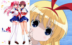 Rule 34 | 00s, 3girls, amae koromo, haramura nodoka, highres, miyanaga saki, multiple girls, saki (manga)