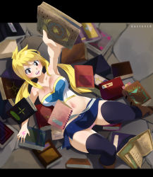 Rule 34 | blonde hair, breasts, fairy tail, gaston18, highres, large breasts, lucy heartfilia, tagme