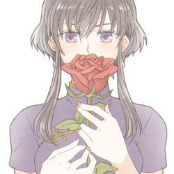 Rule 34 | 1girl, blue eyes, blush, covering own mouth, fire emblem, fire emblem: genealogy of the holy war, flower, futatsuki (perfect lovers), holding, holding flower, larcei (fire emblem), looking at viewer, nintendo, portrait, rose, simple background, solo, white background