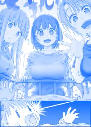 Rule 34 | +++, 6+girls, :d, ^ ^, ai-chan&#039;s mother (tawawa), ai-chan&#039;s sister (tawawa), ai-chan (tawawa), baby, blanket, blue theme, bow, braid, breasts, closed eyes, comic, commentary request, crib, cup, dolphin, getsuyoubi no tawawa, hair bow, heart, heart-shaped pupils, himura kiseki, holding, holding cup, jewelry, large breasts, long hair, looking at viewer, maegami-chan&#039;s daughter (tawawa), maegami-chan (tawawa), monochrome, mother and daughter, multiple girls, newtype flash, open mouth, pacifier, ring, short hair, short sleeves, sidelocks, silent comic, smile, steam, sweater, symbol-shaped pupils, volley-bu-chan (tawawa), waving, wedding band, | |, || ||