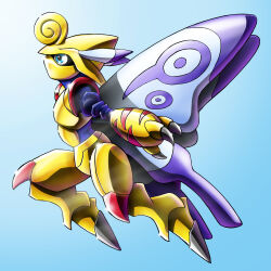 Rule 34 | absurdres, armor, bug, butterflamon, butterfly, digimon, digimon (creature), highres, insect, solo, wings
