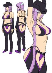 Rule 34 | ashiomi masato, cowboy hat, fate (series), hat, long hair, medusa (fate), medusa (rider) (fate), simple background, solo, tagme, very long hair, white background
