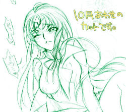 00s c.c. code_geass iyou lowres mizuno_poppo monochrome poppo sketch solo