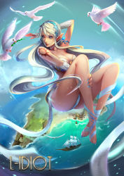 Rule 34 | 1girl, breasts, cleavage, highres, janna (league of legends), league of legends, solo