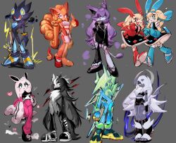 Rule 34 | absol, animal ears, beige fur, black fur, black hair, blonde hair, blue eyes, blue fur, boots, breasts, cat ears, cat girl, cat tail, cleavage, creatures (company), delcatty, dress, electricity, fire, fox ears, fox girl, fox tail, furry, furry female, game freak, gen 1 pokemon, gen 3 pokemon, gen 4 pokemon, green fur, green hair, grey fur, grey hair, heart, highres, horns, large breasts, long hair, luxray, manectric, medium breasts, medium hair, mega manectric, mega pokemon, messy hair, midriff, mightyena, minun, multiple tails, navel, nintendo, orange eyes, orange fur, orange hair, pink fur, pink hair, plusle, pokemon, pokemon (creature), purple eyes, purple fur, purple hair, rabbit ears, rabbit girl, rabbit tail, red eyes, red fur, shoes, side slit, sideboob, small breasts, sonic (series), spiked hair, tail, thunder, usa37107692, vulpix, white fur, white hair, wide hips, wigglytuff, wolf ears, wolf girl, wolf tail, yellow eyes