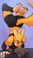 Rule 34 | cum, cum in mouth, digimon, digimon (creature), fluffy, fox girl, fox tail, furry, furry female, highres, renamon, tail, yourdigimongirl