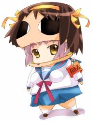 Rule 34 | cosplay, kemeko deluxe, nagato yuki, parody, school uniform, serafuku, solo, source request, suzumiya haruhi, suzumiya haruhi no yuuutsu