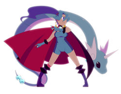 Rule 34 | 00s, 1girl, bare arms, blue eyes, blue gloves, blue hair, boots, bracelet, breasts, cape, choker, clair (pokemon), creatures (company), dragon, dragonair, earrings, epaulettes, floating hair, full body, game freak, gem, gen 1 pokemon, gloves, gym leader, hair ornament, head wings, high ponytail, holding, holding poke ball, horns, jewelry, large breasts, long hair, matching hair/eyes, mzh, nintendo, pearl (gemstone), poke ball, pokemon, pokemon (creature), pokemon hgss, ponytail, simple background, standing, white background, wings