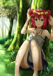 Rule 34 | 10s, 1girl, animal, bird, green eyes, highres, kurosawa ruby, love live!, love live! school idol festival, love live! sunshine!!, nature, open mouth, orein, plant, red hair, solo, tree, twintails