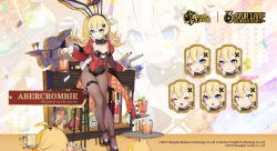 Rule 34 | 1girl, ;p, abercrombie (azur lane), abercrombie (mischief on the rocks) (azur lane), animal ears, artist request, azur lane, bar stool, beer mug, bird, black bow, black bowtie, black leotard, black pantyhose, blonde hair, blue eyes, bottle, bow, bowtie, character name, chick, chili pepper, closed eyes, cocktail glass, copyright name, covered navel, cup, drinking glass, expressions, fake animal ears, hair ornament, highres, holding, holding cup, holding tray, jacket, leotard, long hair, manjuu (azur lane), meowfficer (azur lane), mug, official alternate costume, official art, one eye closed, open mouth, panda, pantyhose, playboy bunny, promotional art, rabbit ears, red jacket, smile, solo, stool, strapless, strapless leotard, thigh strap, tongue, tongue out, tray, x hair ornament, zoom layer