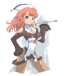 Rule 34 | 1girl, artist request, blue eyes, la pucelle, nippon ichi, pantyhose, pink hair, prier, solo