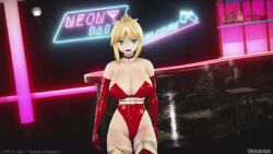 Rule 34 | 3d, alternate breast size, animated, audible music, bouncing breasts, breasts, dancing, fate/apocrypha, fate (series), large breasts, mikumikudance (medium), mordred (fate), mordred (fate/apocrypha), sound, tagme, video