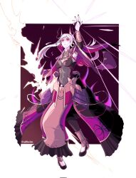 Rule 34 | 1girl, ailheim, aura, breasts, cape, cleavage, corruption, dark aura, dark persona, eyes of grima, fire emblem, fire emblem awakening, fire emblem cipher, fire emblem heroes, grima (fire emblem), hair ornament, hand tattoo, hand up, highres, intelligent systems, jewelry, long hair, medium breasts, nintendo, official alternate costume, possessed, possession, red eyes, robin (female) (fell tactician) (fire emblem), robin (female) (fire emblem), robin (fire emblem), see-through, see-through cleavage, skin tight, solo, tattoo, toned, twintails, twitter username, white background, white hair