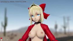 Rule 34 | 3d, animated, audible music, bouncing breasts, breasts, dancing, fate/grand order, fate (series), large breasts, mikumikudance, mikumikudance (medium), nero claudius (fate), nero claudius (fate) (all), nero claudius (fate/extra), sound, tagme, video