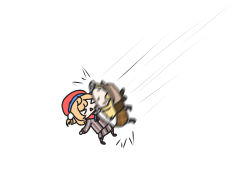 Rule 34 | &gt; &lt;, 2girls, absurdres, beret, blonde hair, blurry, brown headwear, chibi, commentary, english commentary, falling, ground pound, hair ornament, hat, highres, hololive, hololive english, indie virtual youtuber, jacket, landing impact, long sleeves, monotoxy, motion blur, motion lines, multiple girls, open mouth, plaid, plaid skirt, pom pom (clothes), pom pom hair ornament, red headwear, shigure ui (vtuber), shirt, short hair, skirt, smile, smol ame, striped, virtual youtuber, watson amelia, white background, white shirt