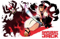 Rule 34 | 1boy, aku (samurai jack), black eyes, black hair, closed mouth, copyright name, fighting stance, geta, glint, highres, holding, holding sword, holding weapon, katana, looking at viewer, ponytail, rariatto (ganguri), samurai jack, samurai jack (character), sword, toenails, two-handed, weapon, wide sleeves