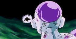 Rule 34 | 2boys, angry, animated, animated gif, battle, dragon ball, dragonball z, frieza, lowres, multiple boys, punching, son gohan