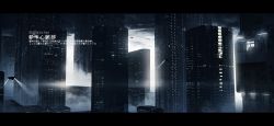 Rule 34 | asteroid ill, bad id, bad twitter id, building, city, city lights, cityscape, cloud, highres, letterboxed, light rays, no humans, original, scenery, science fiction, sky, skyscraper, sunbeam, sunlight, toy block