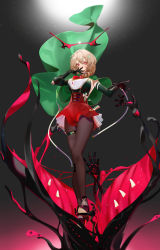 Rule 34 | 1girl, azur lane, black gloves, blouse, breasts, brown pantyhose, cape, drill hair, duca degli abruzzi (azur lane), from below, full body, gloves, green cape, high-waist skirt, highres, italian flag, light brown hair, long hair, looking at viewer, mechanical arms, medium breasts, pantyhose, prosthesis, prosthetic arm, red eyes, red skirt, shirt, sideboob, single glove, single mechanical arm, skindentation, skirt, sleeveless, sleeveless shirt, solo, thigh strap, uyuyuun, white shirt