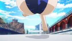 Rule 34 | 1girl, animated, anime screenshot, ass, ass press, blue (magical destroyers), blue hair, highres, huge ass, long hair, mahou shoujo magical destroyers, tagme, video