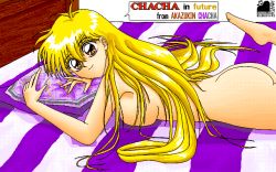Rule 34 | 1990s (style), 1995, akazukin chacha, bed, blonde hair, magical princess, nude, pc98