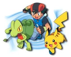 Rule 34 | ash ketchum, creatures (company), game freak, gen 1 pokemon, gen 3 pokemon, lowres, nintendo, pikachu, pokemon, pokemon (anime), pokemon (creature), treecko